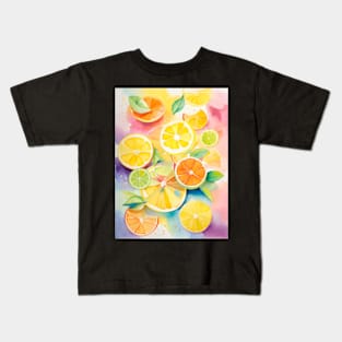 Fresh Citrus Slices Kids T-Shirt